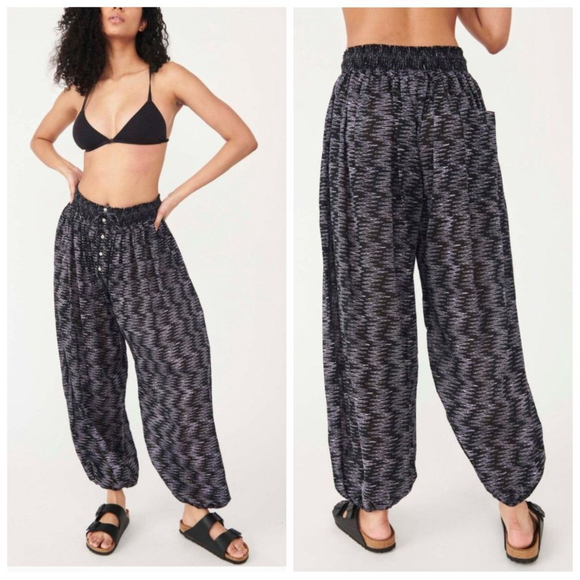 Free People Blooms for You Lounge Pants Sz XS - Picture 1 of 11